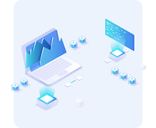 Visualisation of cloud management and real-time scheduling (data, computer, conection)