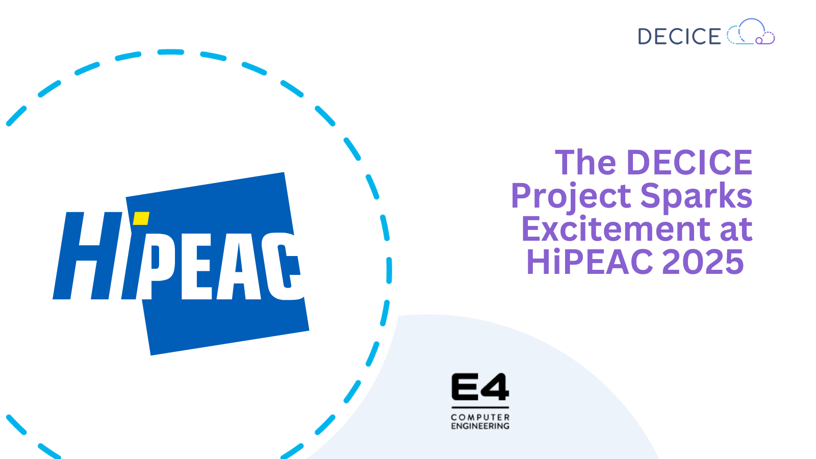 The DECICE Project Sparks Excitement at HiPEAC 2025